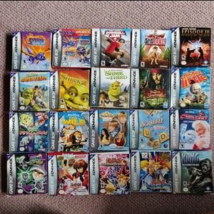 Vintage **EMPTY** Game cases
